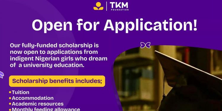 Apply Now: TKM Foundation Scholarship 2025 for Nigerian Students