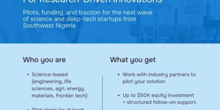 SWIT Accelerator For Nigeria Deep-Tech / Research Innovations
