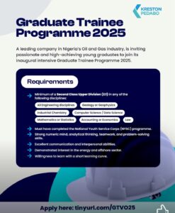 Kreston Pedabo Graduate Trainee Programme 2025 (Oil & Gas Sector)