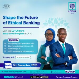 Lotus Bank Entry Level Program 2026
