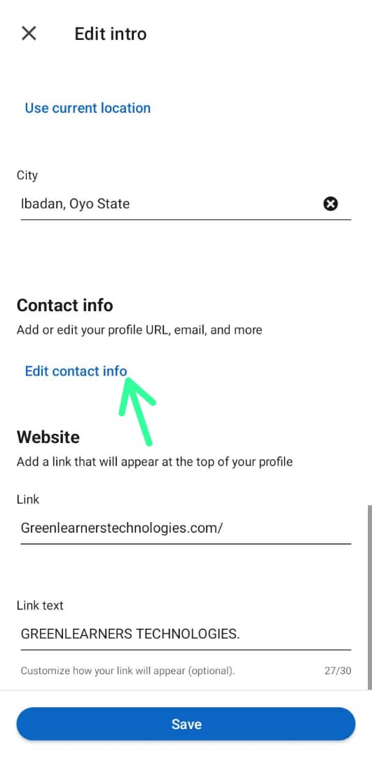 Customize URL on mobile app 2