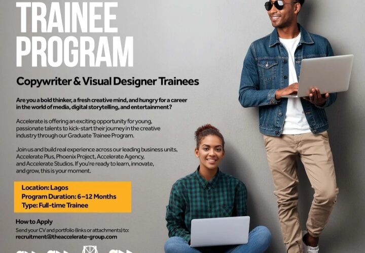 AccelerateTV Graduate Trainee Program 2025 (Copywriter & Visual Designer Trainees)