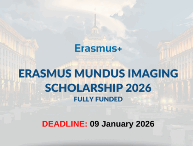 2026/28 Erasmus Mundus Imaging Scholarship to Study in Finland, Sweden, Italy