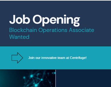 Blockchain Operations Associate at Centrifuge