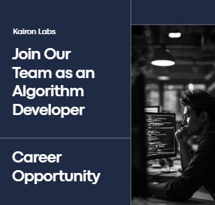 Algorithm Developer at Kairon Labs