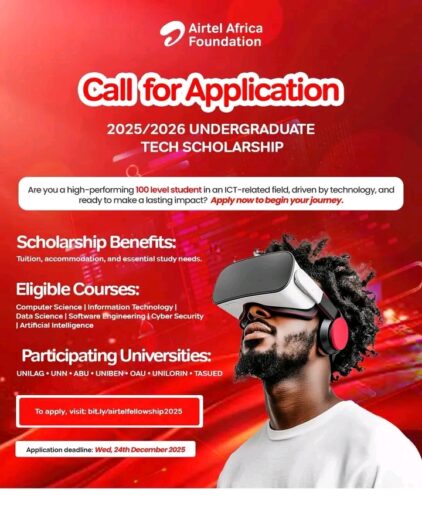 2025 Airtel Africa Fellowship Program for Nigerian Students