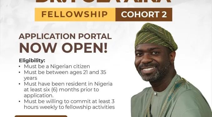 Call For Applications: Dr. Fola Aina Fellowship For Next-Gen Leaders 2026 Cohort 2