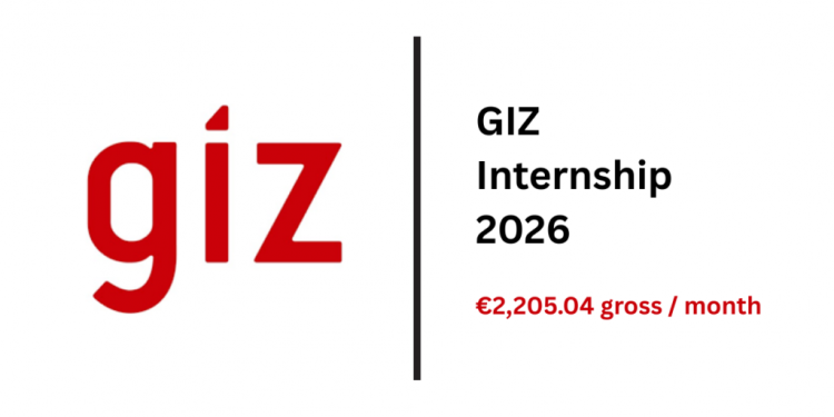 Call For Applications: GIZ Paid Internship Program 2026 (up to €2,349 Stipend)