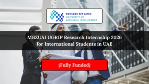 2026 UAE Undergraduate Research Internship Program (UGRIP)