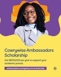 Call For Applications: Cowrywise Ambassadors Scholarship for Nigerian Undergraduates(N200,000 Cash Prize + Mentorship)