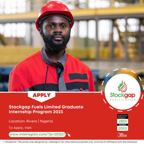 2025 Stockgap Fuel Graduate Internship Program - GABATA