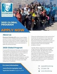 Call For Applications: Eisenhower Fellowships (EF) Fall 2026 Innovative Entrepreneurs Program (Fully Funded to the United States)