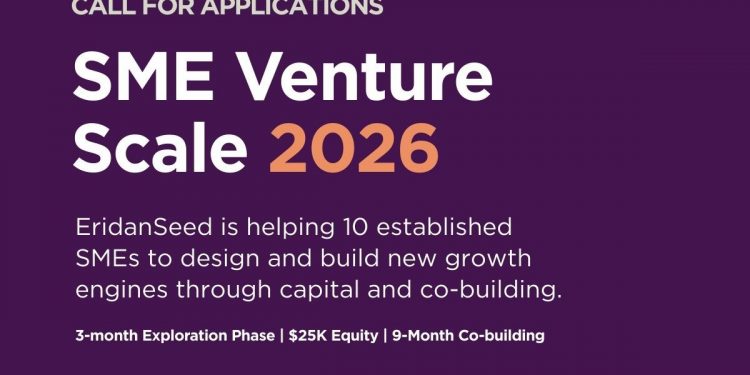 Call For Applications: Eridanseed SME Scale  Program 2026( Up to $25,000 Funding & Hands-on Growth Support) 