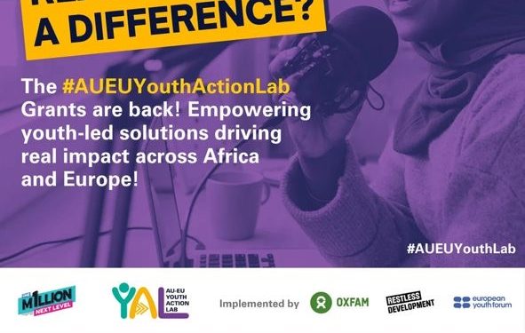 Call for Applications: AU–EU Youth Action Lab Entrepreneurship Grant (30,000 Euros)
