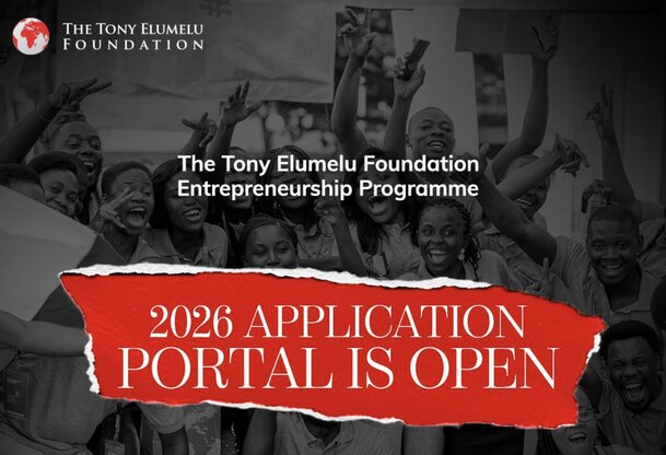 Tony Elumelu Foundation Entrepreneurship Programme (TEEP) 2026 for young African Entrepreneurs. ($5,000 in Seed Capital)