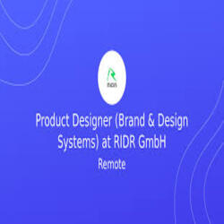 Product Designer at RIDR