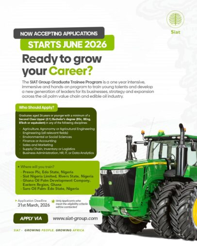 Siat Group Graduate Trainee Program 2026