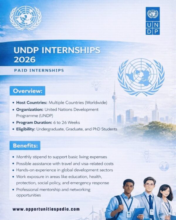 United Nations Development Programme Global Internship 2026 - GABATA