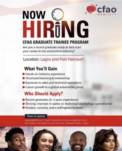 CFAO Mobility Graduate Trainee Program 2026