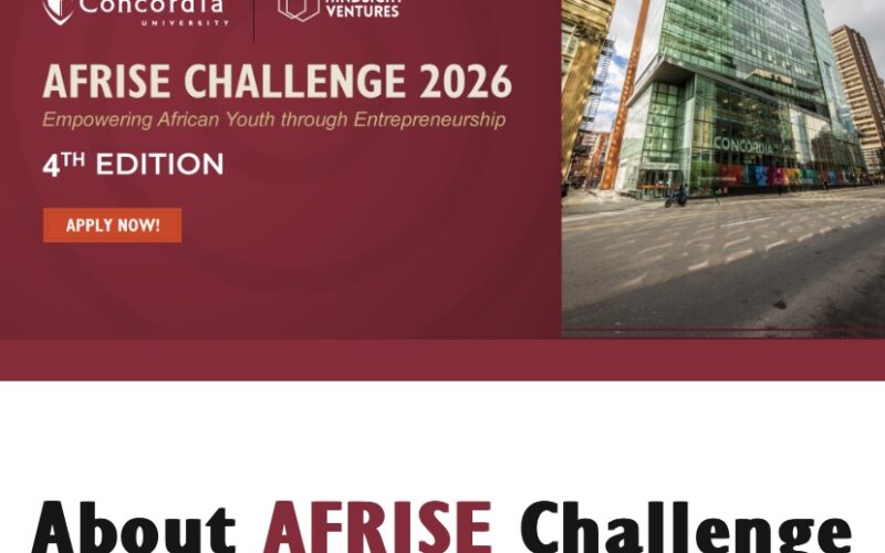 Call for Applications: AFRISE Challenge 2026 Startup Accelerator (Access to $600,000+ in Technology Credits)