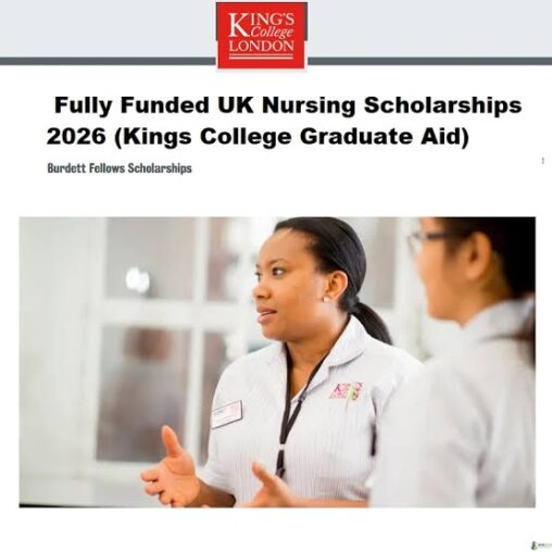 2026 Kings College London Nursing Scholarship in the UK