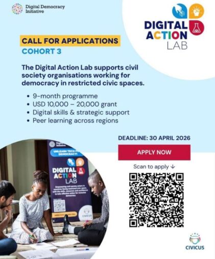 Digital Action Lab Programme 2026 (Cohort 3)