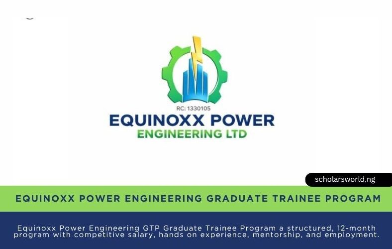 Equinoxx Power Engineering Limited Graduate Trainee Program 2026