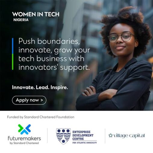 Apply Now: Women in Tech Accelerator by Standard Chartered Foundation 2026 (USD 600K+ Funding Available)